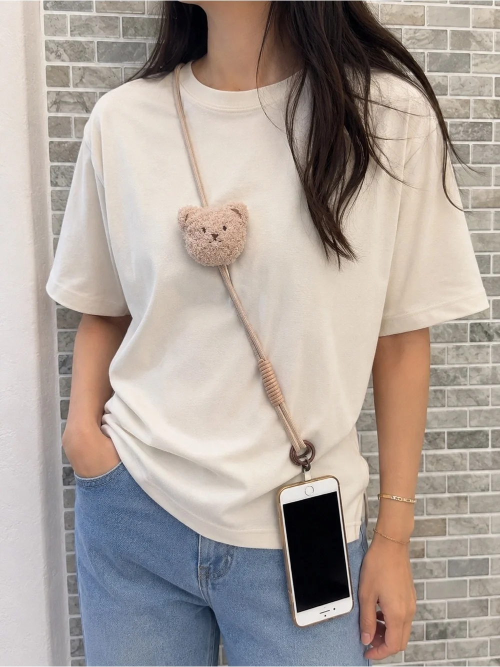 Apple beige bear